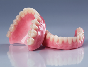 Top and bottom dentures